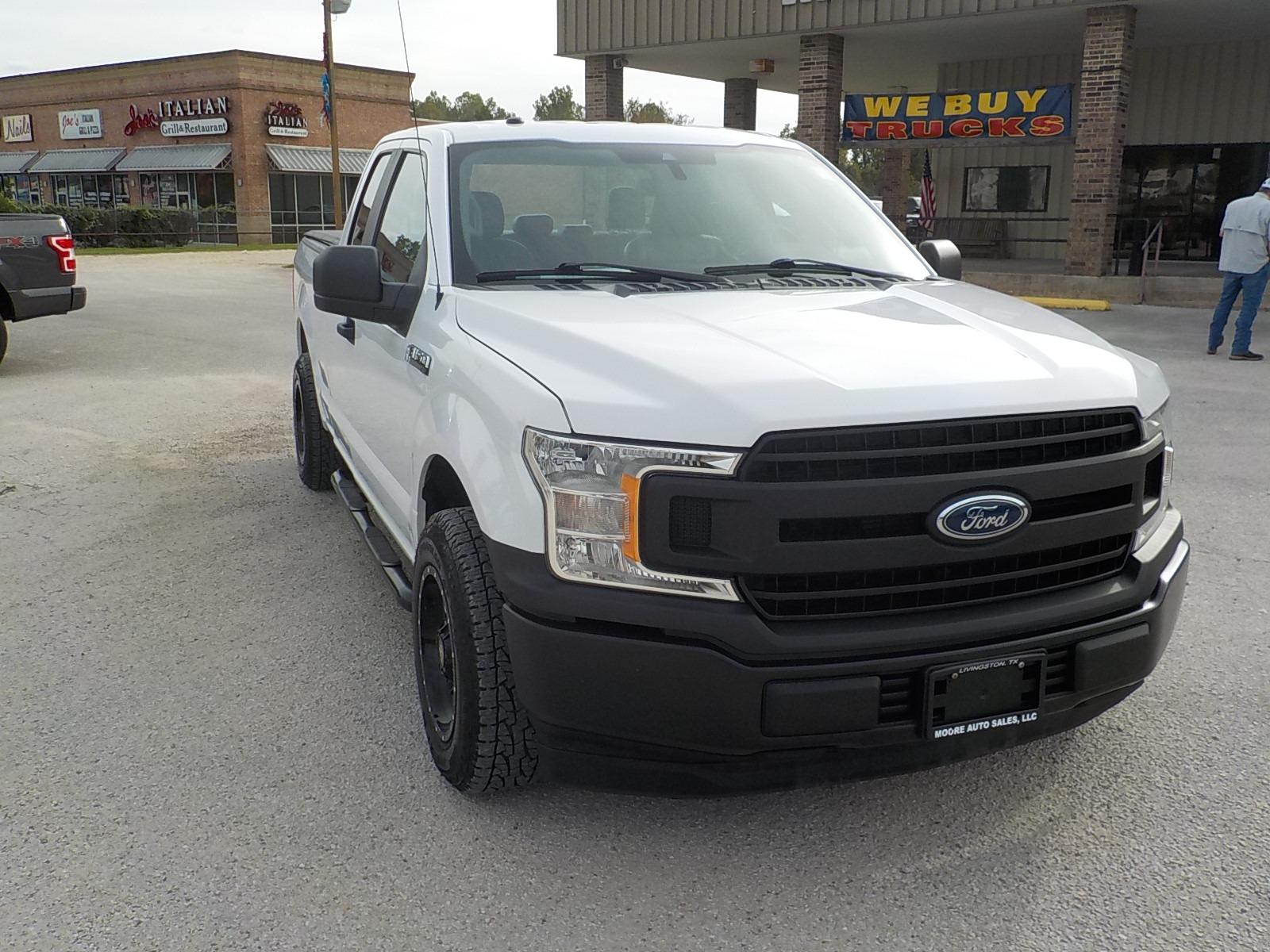 2019 White /Gray Ford F-150 (1FTEX1CB2KK) with an V-6 engine, Automatic transmission, located at 1617 W Church Street, Livingston, TX, 77351, (936) 327-3600, 30.710995, -94.951157 - Great work truck with a little pizazz!! Check out the wheels on this one! - Photo #1